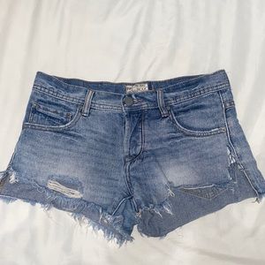 Free People Jean shorts